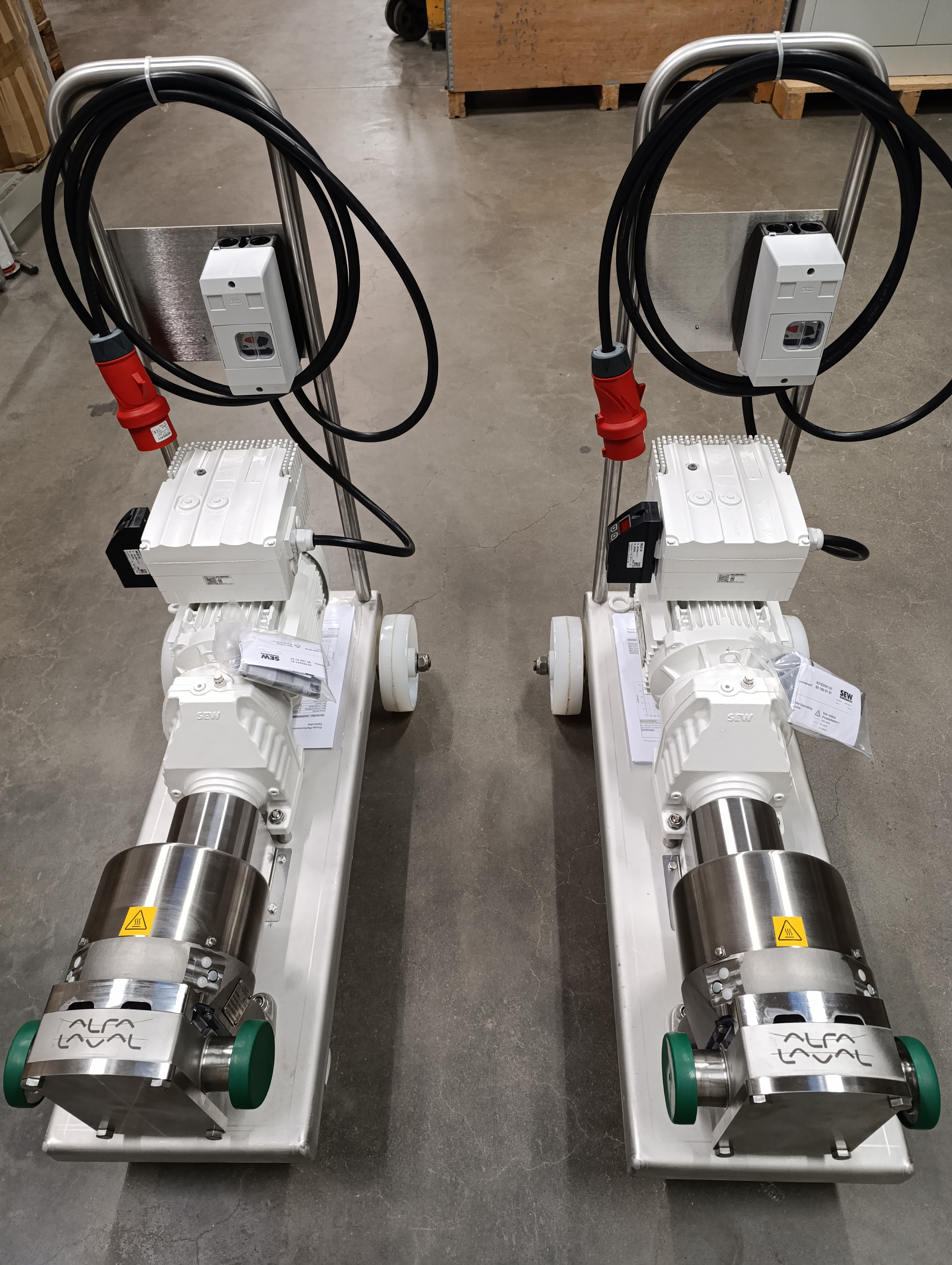 Alfa Laval Pumpenwagen