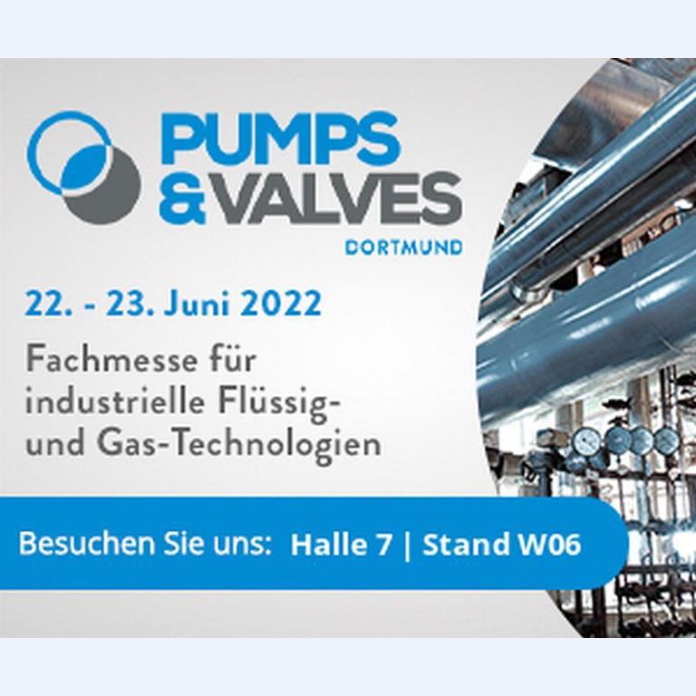 Messe Pumps & Valves Dortmund 2022